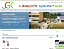Tablet Screenshot of gymnasium-kusel.de